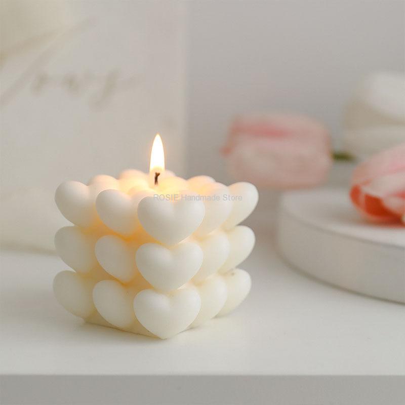 愛のためのシリコーン型,石鹸,手作り,誕生日パーティーのため - Candle Making For Beginners のレビューと価格