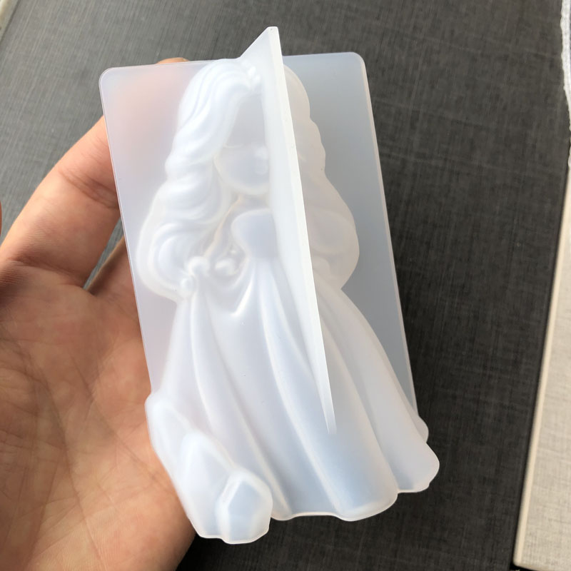 3D かわいいプリンセスシリコーンキャンドルモールド天使の女 - Candle Making Design のレビューと価格