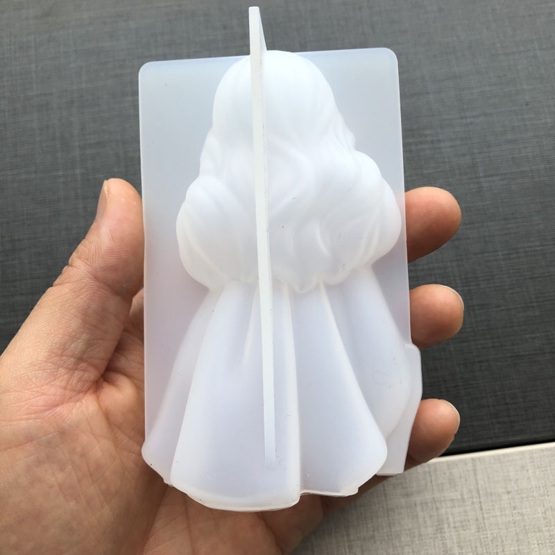 3D かわいいプリンセスシリコーンキャンドルモールド天使の女 - Candle Making Design のレビューと価格
