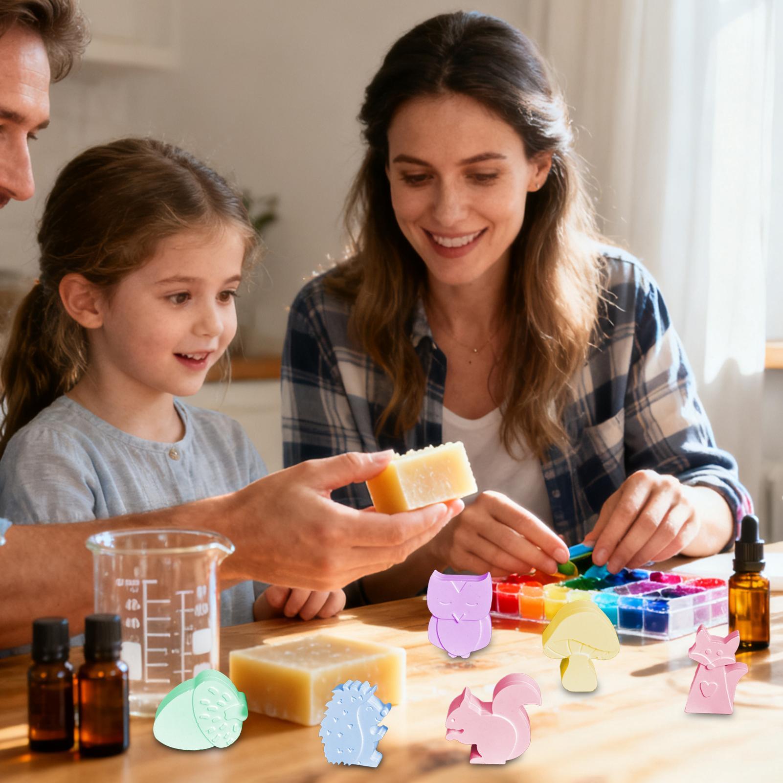 動物型シリコン製曲げられるツールガジェット、かわいい石鹸型、 - Candle Making For Beginners のレビューと価格