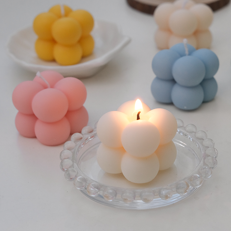 シリコンモールド3Dバブルキューブ,家の装飾,金型,チョコレ - Candle Making For Beginners のレビューと価格