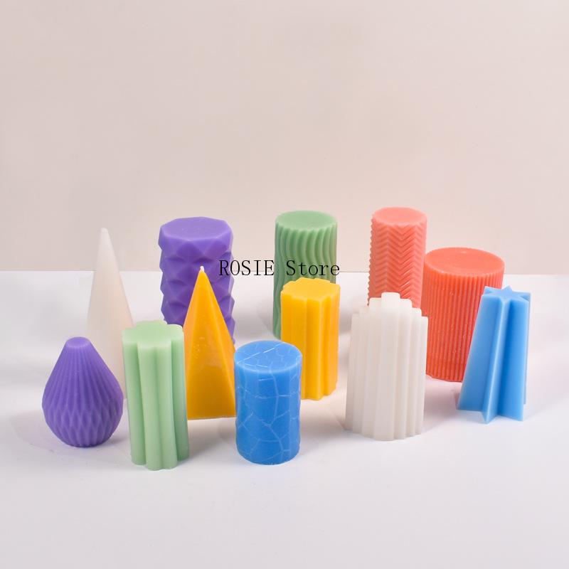 シリンダーシリコーンキャンドルモールド DIY ストライプキ - Candle Making For Beginners のレビューと価格