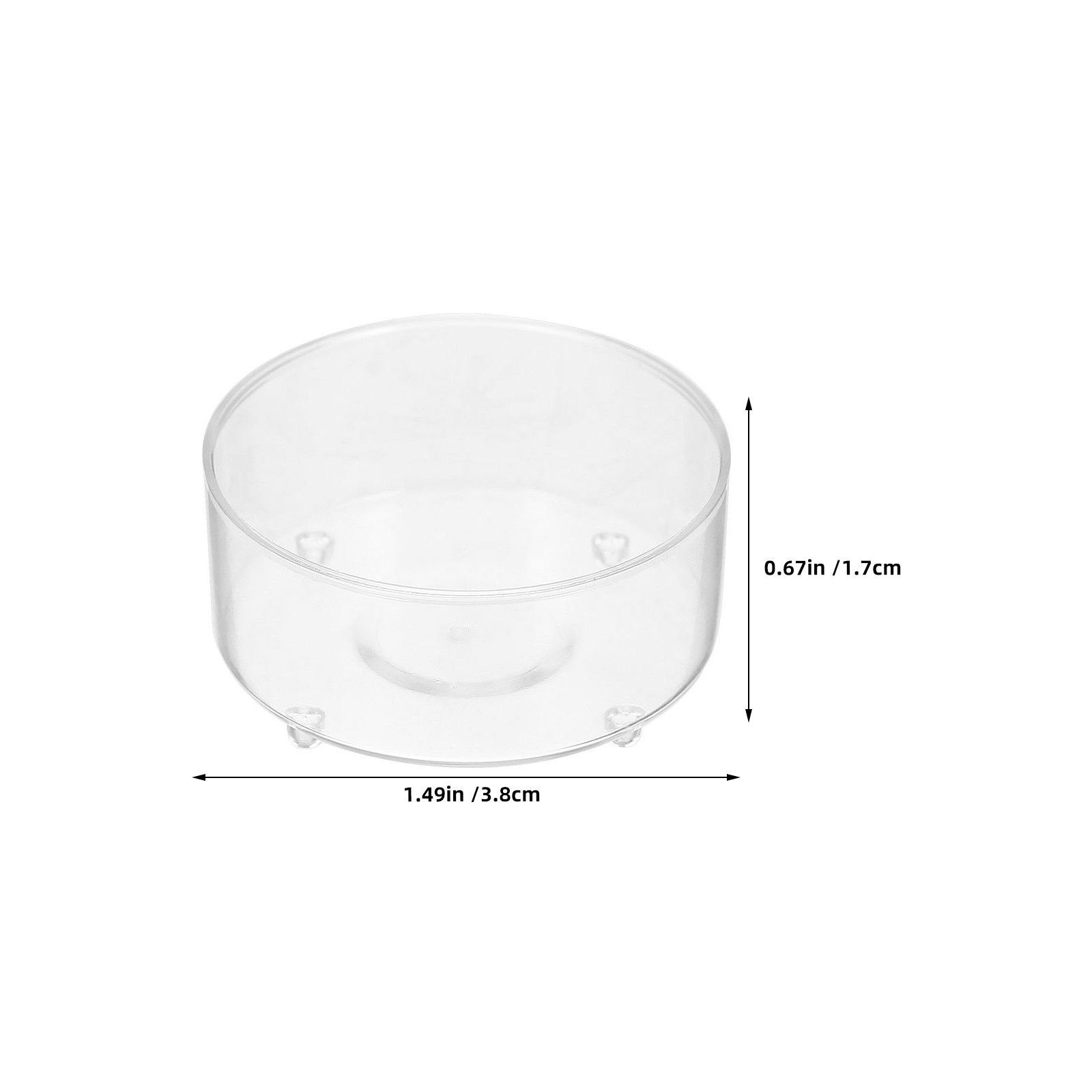 ティーライトキャンドル用プラスチックカップ50個セット 透明 - Candle Making Design のレビューと価格