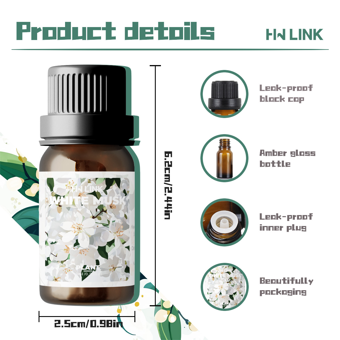 10ml ホワイトムスクフレグランスオイル 女性用 加湿器、 - Candle Making Fragrances のレビューと価格