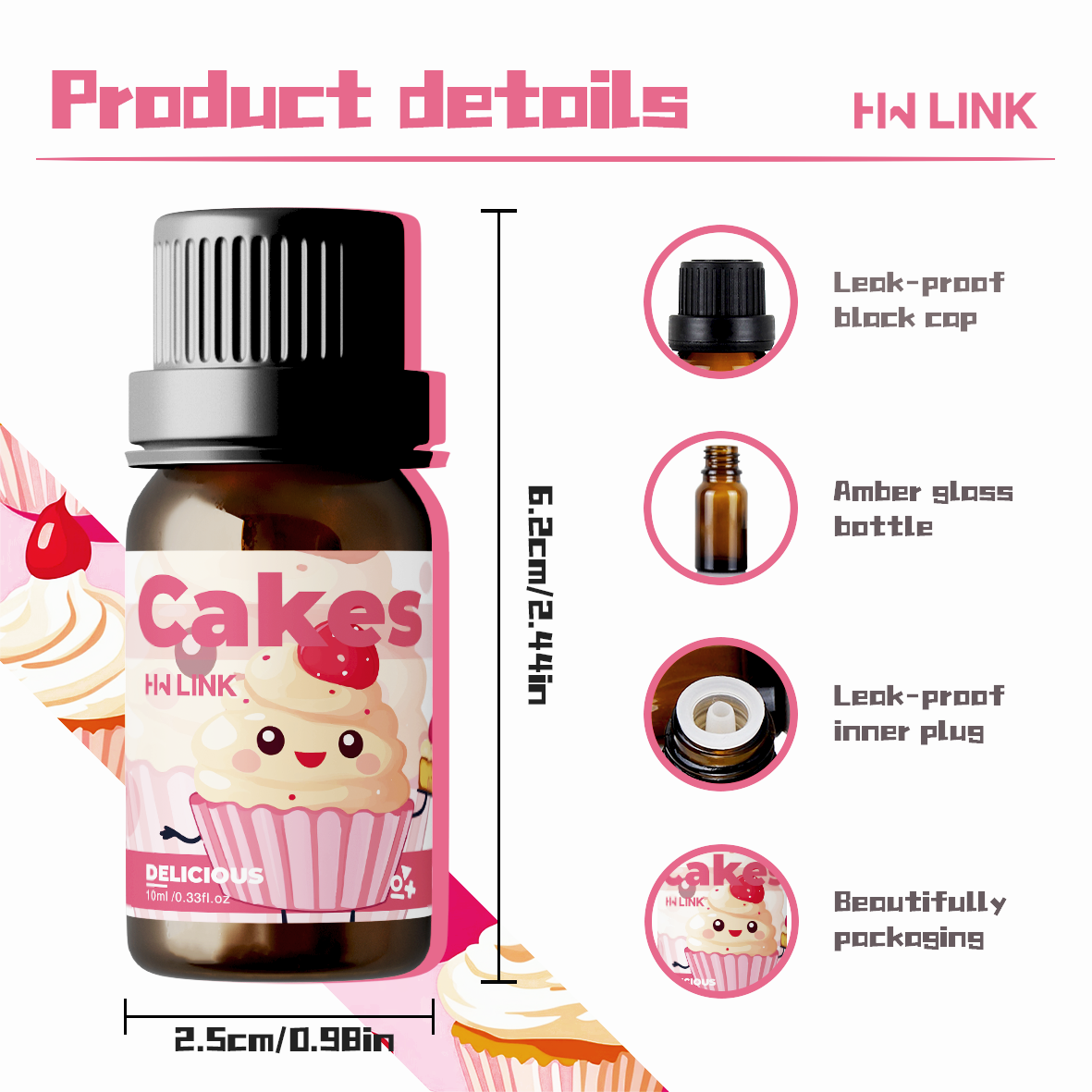 10ml ケーキフレグランスオイル キャンドル作り、ディフュ - Candle Making Fragrances のレビューと価格