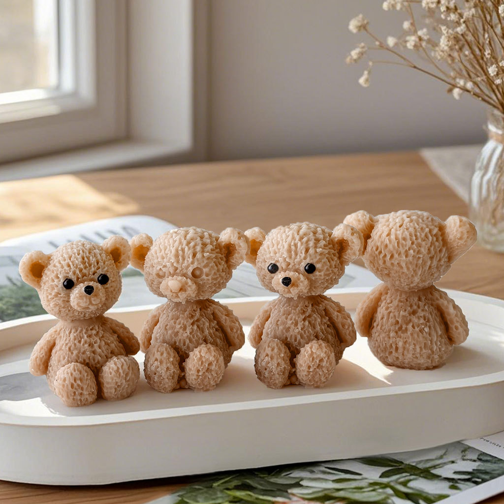 かわいいミニクマキャンドルシリコンモールド香り付きキャンドル - Candle Making For Beginners のレビューと価格