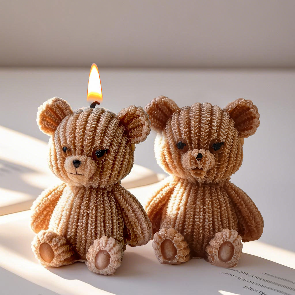 かわいいミニクマキャンドルシリコンモールド香り付きキャンドル - Candle Making For Beginners のレビューと価格