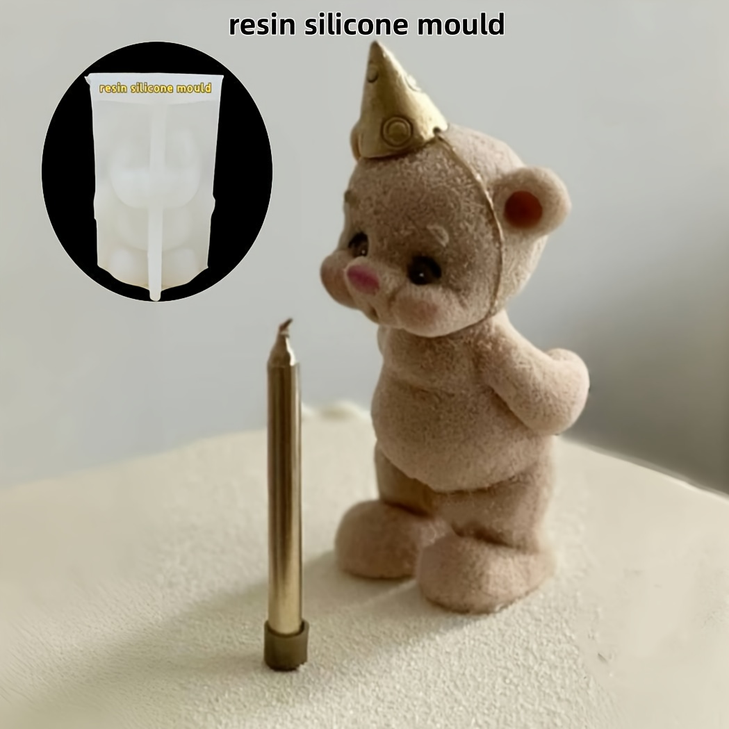 DNEJIU キュートなクマのシリコンモールド DIYキャン - Candle Making Design のレビューと価格