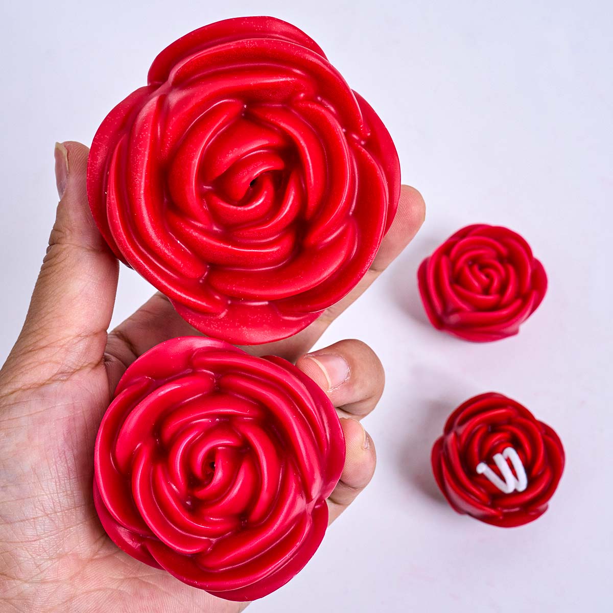 3D 花の形のシリコーンキャンドルモールド DIY ロマンチ - Candle Making For Beginners のレビューと価格