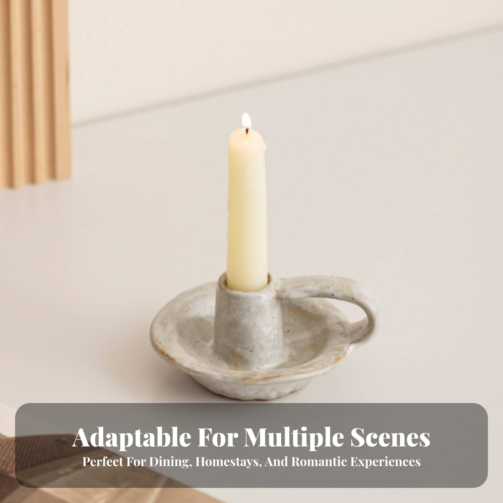 北欧風セラミックキャンドルホルダー、モダンミニマリストテーブ - Paraffin Candle Wax のレビューと価格