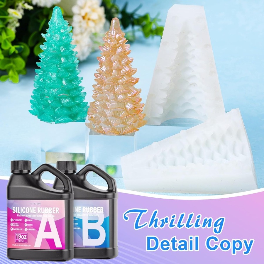シリコンモールド作成キット、38.8オンスの15A弾性液状シ - Candle Making Tutorial のレビューと価格