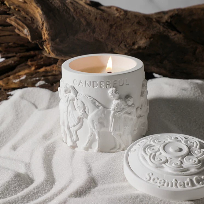 香り付きキャンドルギフトボックス、寝室用睡眠アロマセラピーセ - Paraffin Candle Wax のレビューと価格